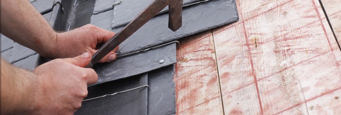Restoring a slate roof